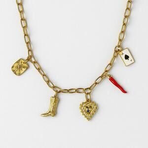 NWT Lulus charm necklace